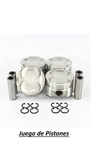 Juego de Pistones Casquetes Anillos